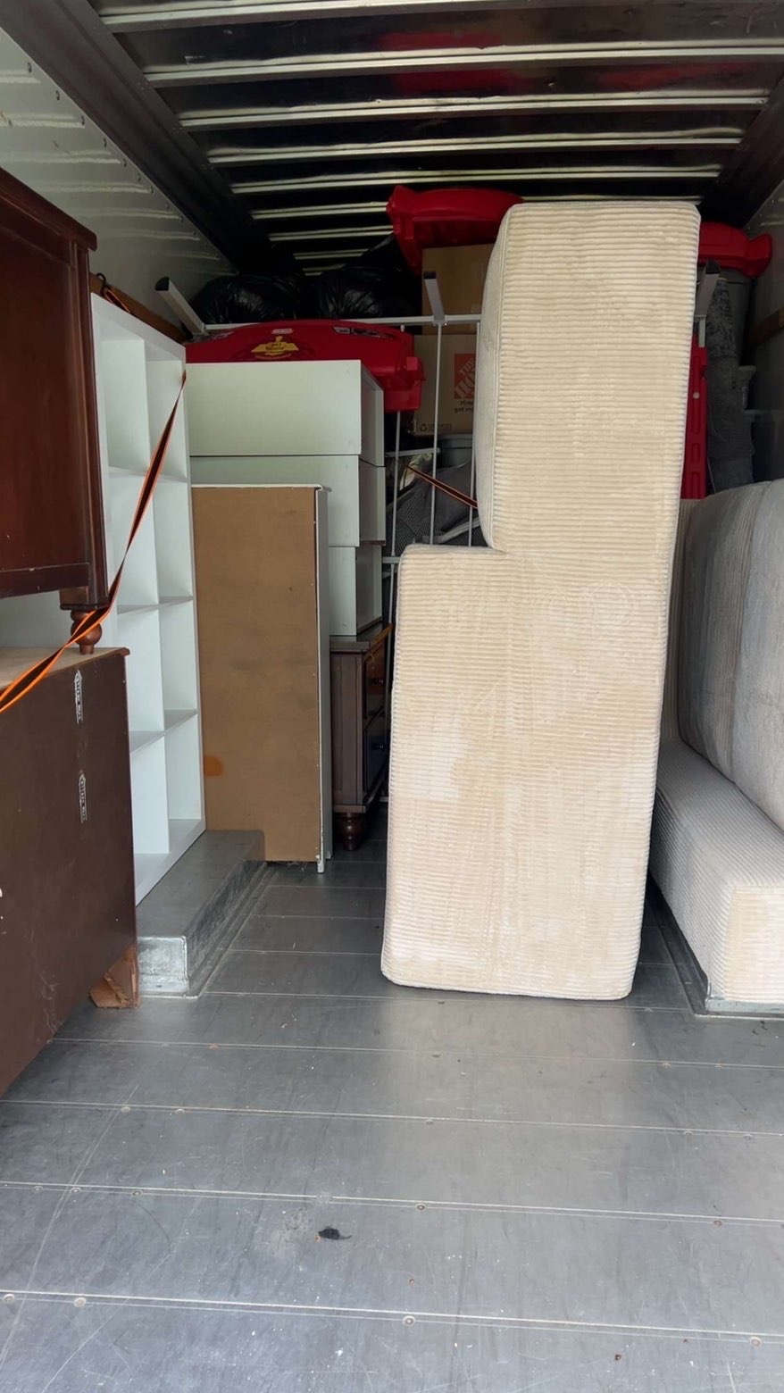 Mattress and furniture secured for the move